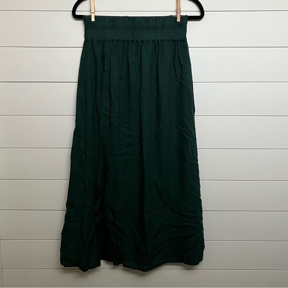 Sseko Agave/Kawa Reversible Midi Skirt